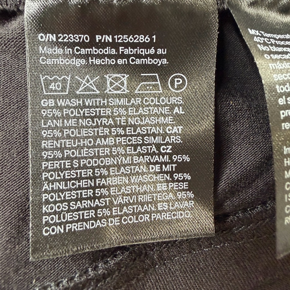H&M Black Straight-Leg Maternity Pants - Picture 4 of 4